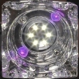 Designer Touch Decorative Modern Contemporary Crystal Electroplated Glass Flush Mount