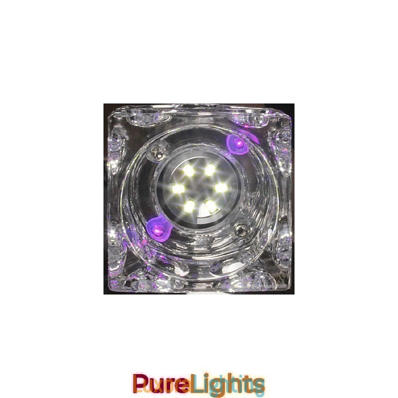 Designer Touch Decorative Modern Contemporary Crystal Electroplated Glass Flush Mount