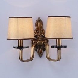 Designer Touch Decorative Traditional Classic Electroplated Feature for Eye ProtectionDownlight Wall Sconces Wall Light