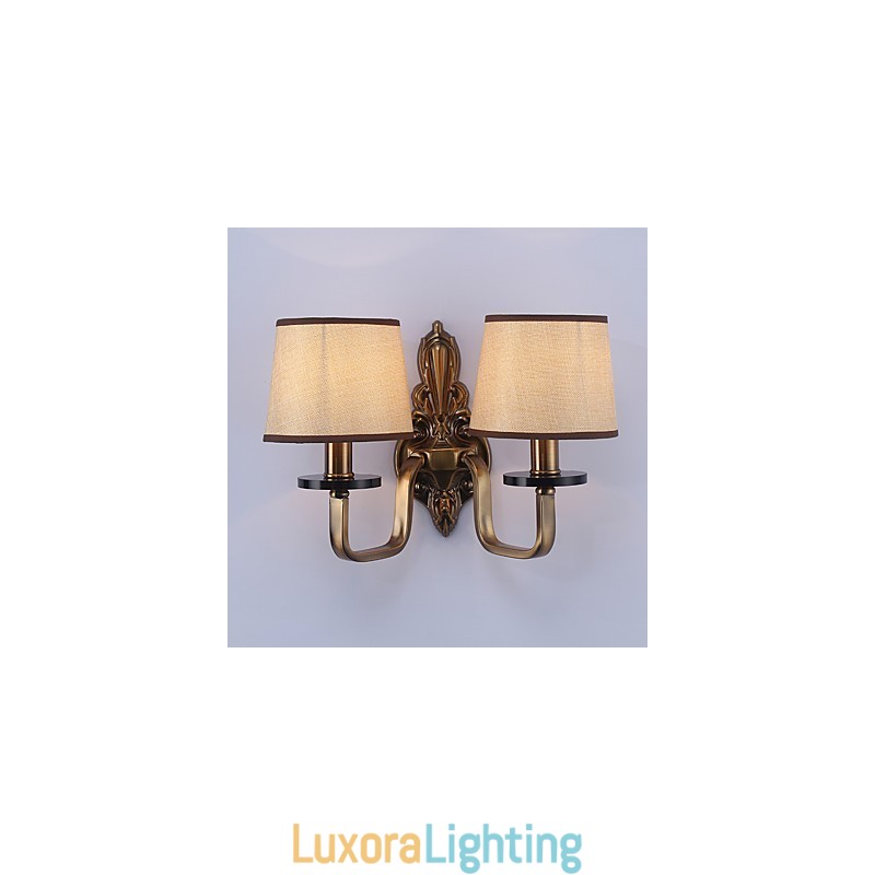 Designer Touch Decorative Traditional Classic Electroplated Feature for Eye ProtectionDownlight Wall Sconces Wall Light