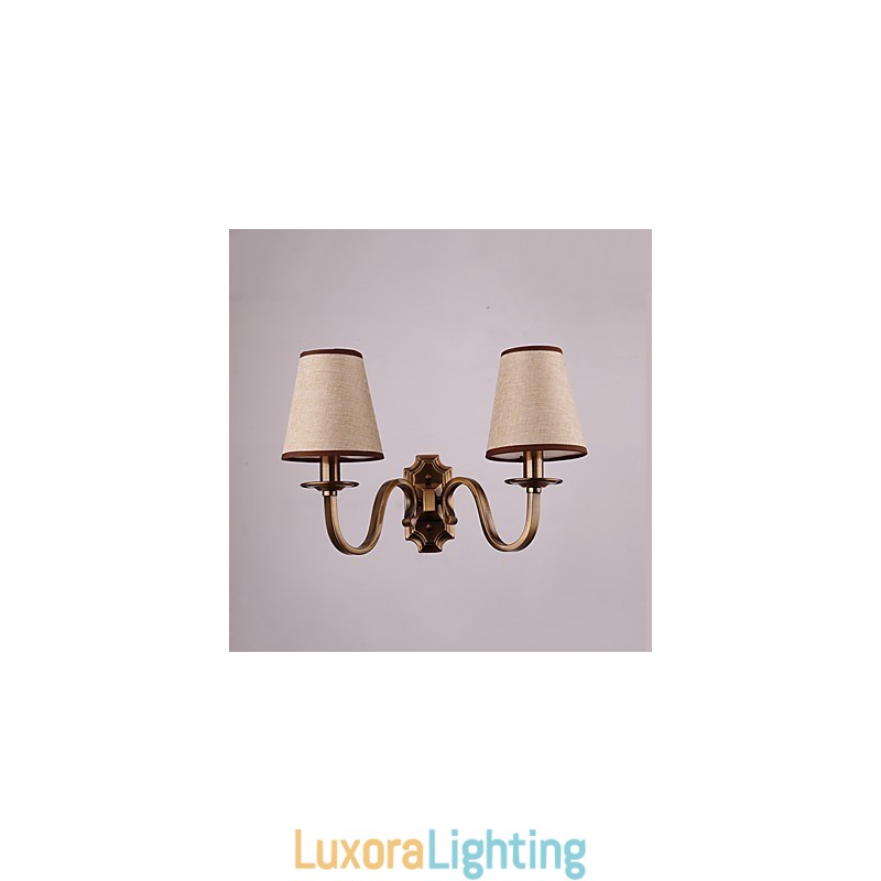 Designer Touch Decorative Traditional Classic Electroplated Feature for Eye Protection Downlight Wall Sconces Wall Light