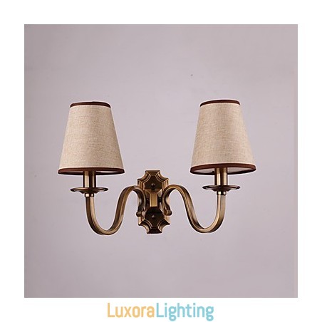 Designer Touch Decorative Traditional Classic Electroplated Feature for Eye Protection Downlight Wall Sconces Wall Light