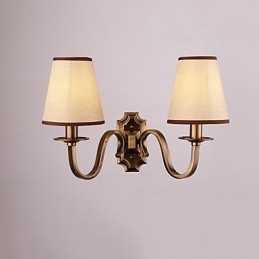 Designer Touch Decorative Traditional Classic Electroplated Feature for Eye Protection Downlight Wall Sconces Wall Light