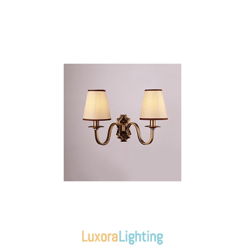 Designer Touch Decorative Traditional Classic Electroplated Feature for Eye Protection Downlight Wall Sconces Wall Light