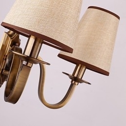 Designer Touch Decorative Traditional Classic Electroplated Feature for Eye Protection Downlight Wall Sconces Wall Light