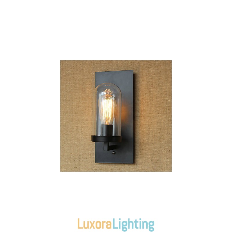 Designer Touch Decorative Creative modern minimalist Restaurant Bar American country aisle stairs Edison wall single head lamp glass