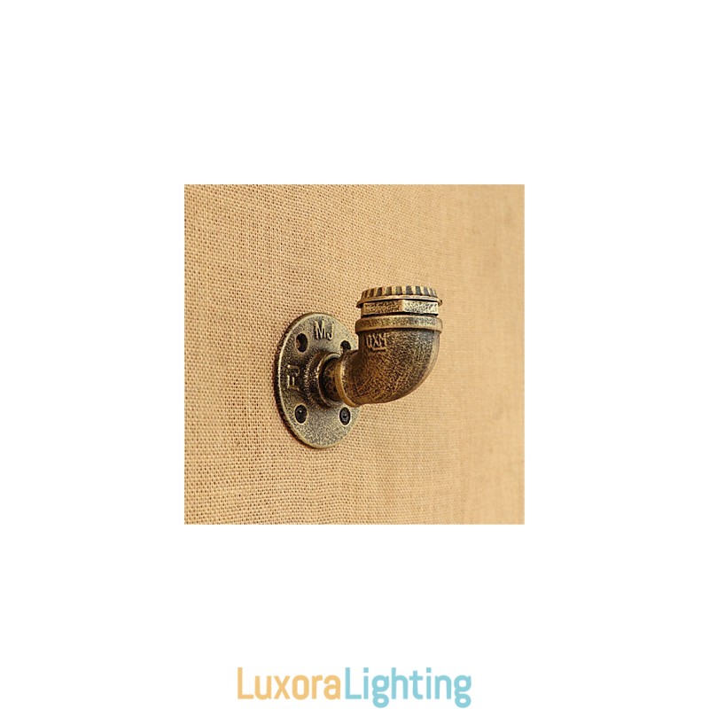 Designer Touch Decorative Country Retro Painting Feature for Mini Style Ambient Light Wall Lights