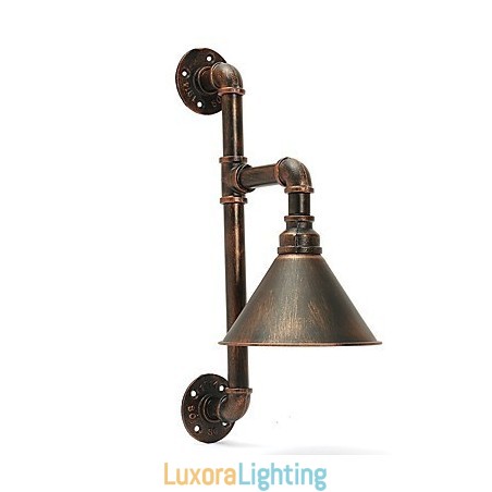 Designer Touch Decorative Water Pipe Wall Lights Retro Industrial Style Creative Country Metal Restaurant Cafe Bars Bar Table Wall Sconces