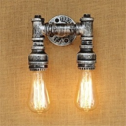 Designer Touch Decorative Rustic Lodge Country Retro Painting Feature for Mini Style Ambient Light Wall Sconces