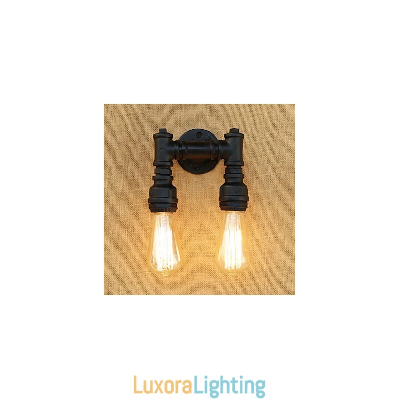 Designer Touch Decorative Rustic Lodge Country Retro Painting Feature for Mini Style Ambient Light Wall Sconces