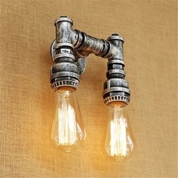 Designer Touch Decorative Rustic Lodge Country Retro Painting Feature for Mini Style Ambient Light Wall Sconces