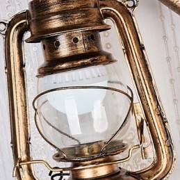 Designer Touch Decorative Rustic Lodge Painting Feature for Mini Style Uplight Wall Sconces Wall Light C