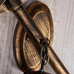 Designer Touch Decorative Rustic Lodge Painting Feature for Mini Style Uplight Wall Sconces Wall Light C