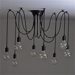 Designer Touch Decorative American Country Retro 8 Head Beauty Flower Pendant