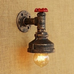 Designer Touch Decorative Country Retro Painting Feature for Ambient Light Wall Sconces Wall Light