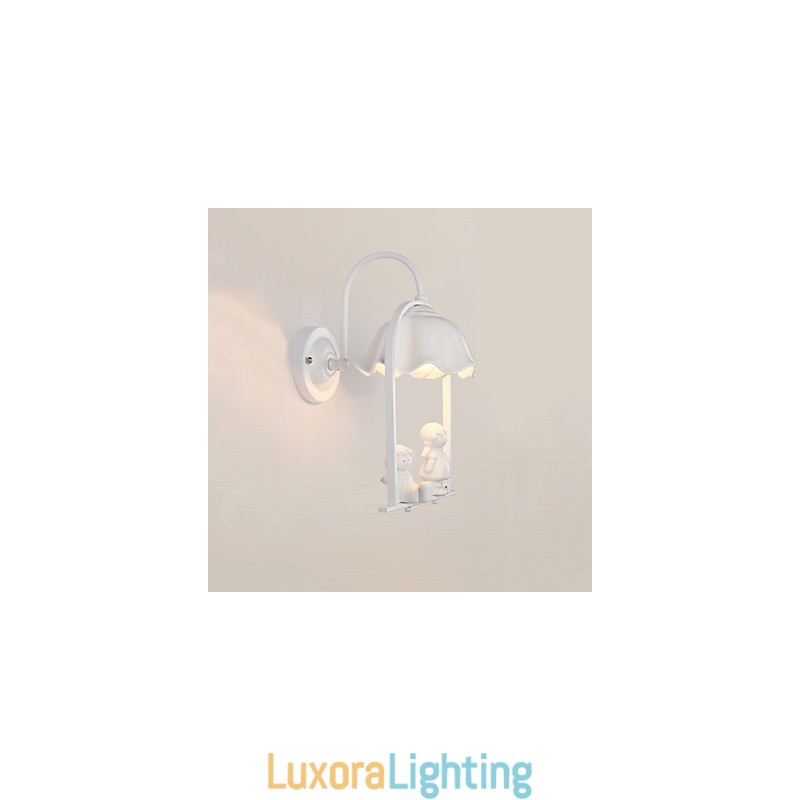 Designer Touch Decorative Modern Contemporary Painting Feature for Eye Protection Ambient Light Wall Sconces Wall Light