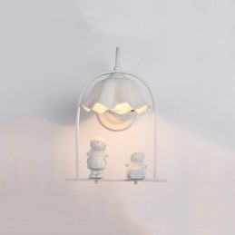 Designer Touch Decorative Modern Contemporary Painting Feature for Eye Protection Ambient Light Wall Sconces Wall Light