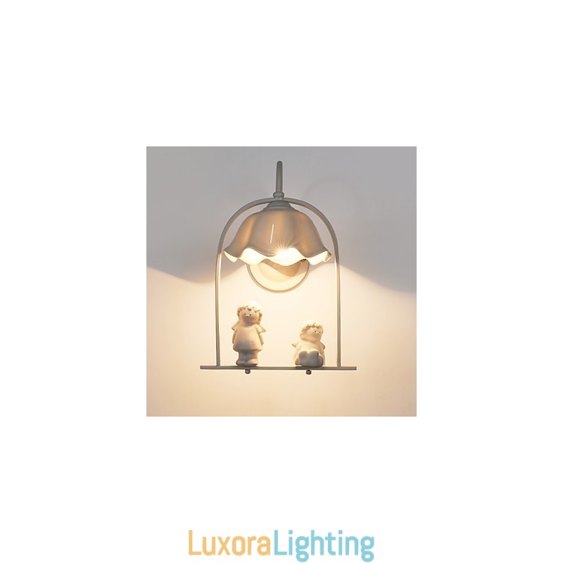 Designer Touch Decorative Modern Contemporary Painting Feature for Eye Protection Ambient Light Wall Sconces Wall Light