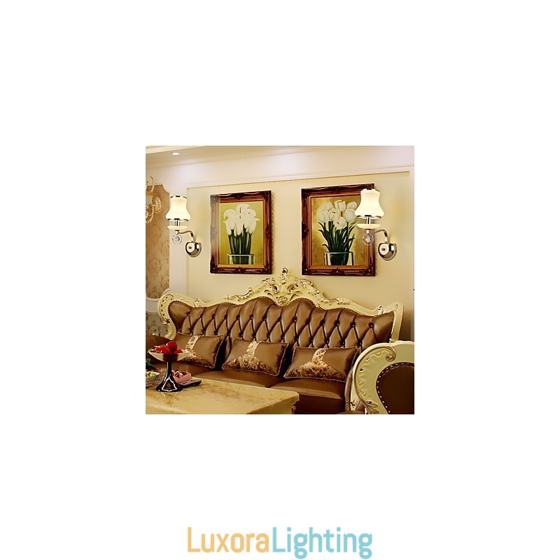 Designer Touch Decorative Modern Contemporary Electroplated Feature for Crystal Ambient Light Wall Sconces Wall Light