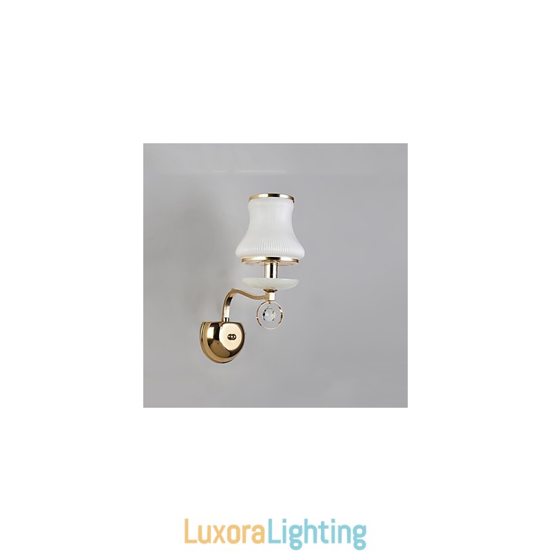 Designer Touch Decorative Modern Contemporary Electroplated Feature for Crystal Ambient Light Wall Sconces Wall Light