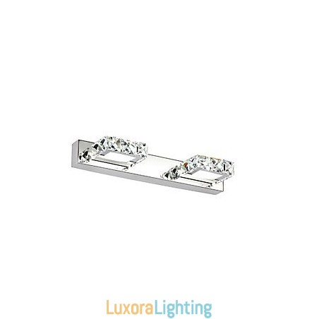 Designer Touch Decorative Modern Contemporary Modern Comtemporary Chrome Feature for Crystal Ambient LightBathroom