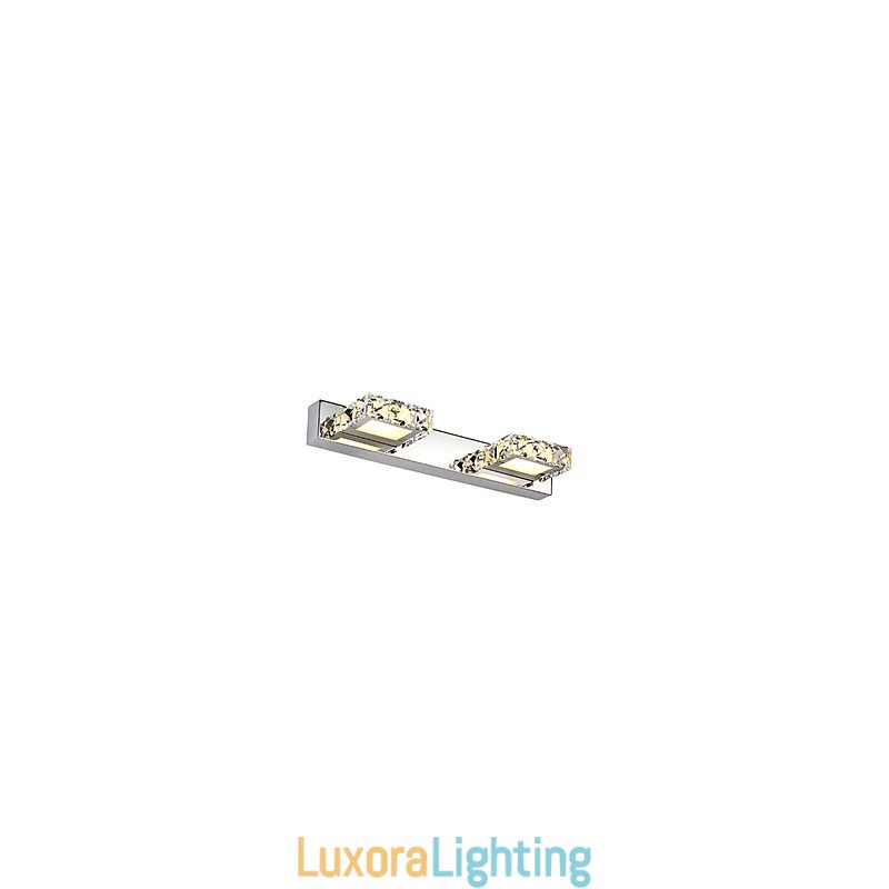 Designer Touch Decorative Modern Contemporary Modern Comtemporary Chrome Feature for Crystal Ambient LightBathroom