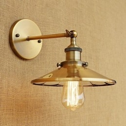 Designer Touch Decorative Rustic Lodge Country Retro Electroplated Feature for Mini Style Ambient Light Wall Sconces