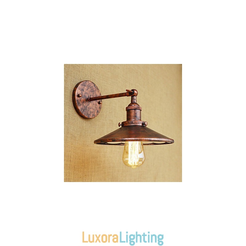 Designer Touch Decorative Rustic Lodge Country Retro Electroplated Feature for Mini Style Ambient Light Wall Sconces