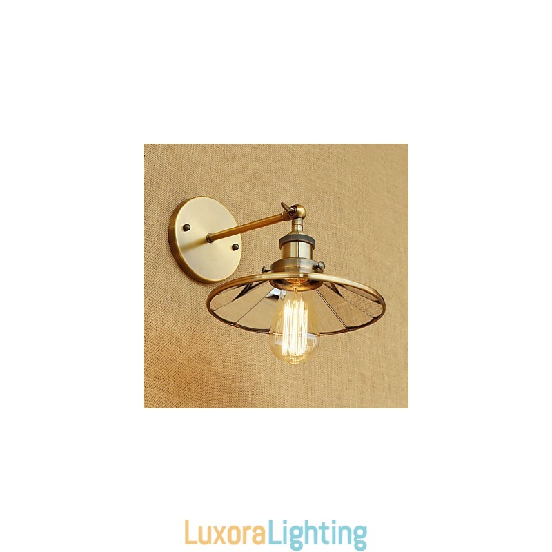 Designer Touch Decorative Rustic Lodge Country Retro Electroplated Feature for Mini Style Ambient Light Wall Sconces