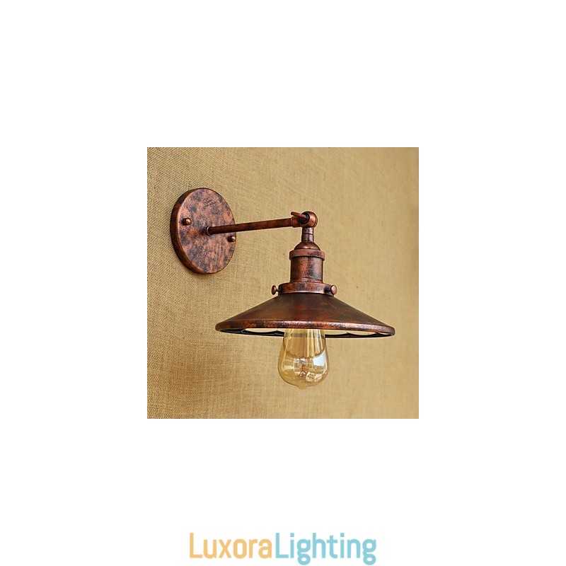 Designer Touch Decorative Rustic Lodge Country Retro Electroplated Feature for Mini Style Ambient Light Wall Sconces