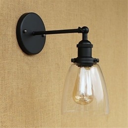 Designer Touch Decorative Country Retro Painting Feature for Mini Style Eye Protection Ambient Light Wall Sconces