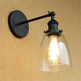 Designer Touch Decorative Country Retro Painting Feature for Mini Style Eye Protection Ambient Light Wall Sconces