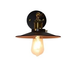Designer Touch Decorative Paint Single Wall Iron Wall Lamp Dumb Black Lightsaber Lamp On Wall