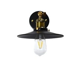 Designer Touch Decorative Paint Single Wall Iron Wall Lamp Dumb Black Lightsaber Lamp On Wall