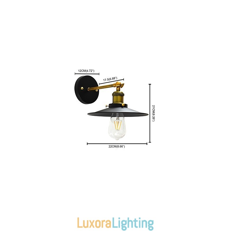 Designer Touch Decorative Paint Single Wall Iron Wall Lamp Dumb Black Lightsaber Lamp On Wall