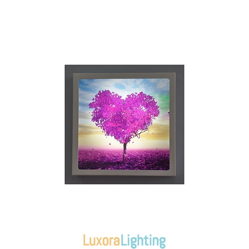 Designer Touch Decorative Integrated Modern Contemporary Modern Comtemporary Painting Feature for Ambient Light Wall Sconces