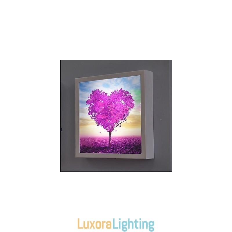 Designer Touch Decorative Integrated Modern Contemporary Modern Comtemporary Painting Feature for Ambient Light Wall Sconces