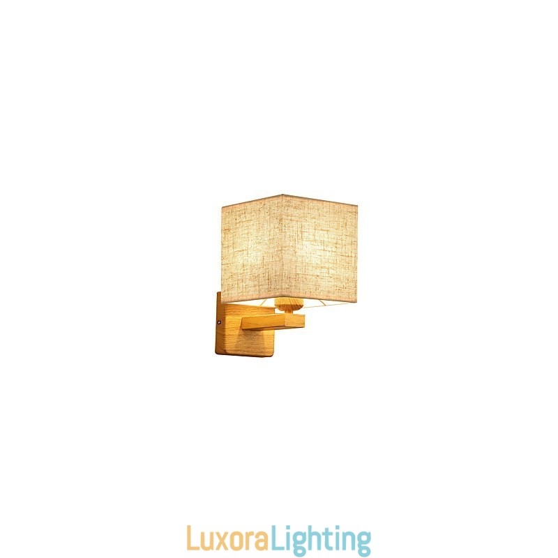 Designer Touch Decorative Minimalist Solid Wood Table Lamp Bedside Desk Lamp