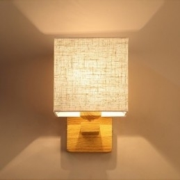 Designer Touch Decorative Minimalist Solid Wood Table Lamp Bedside Desk Lamp