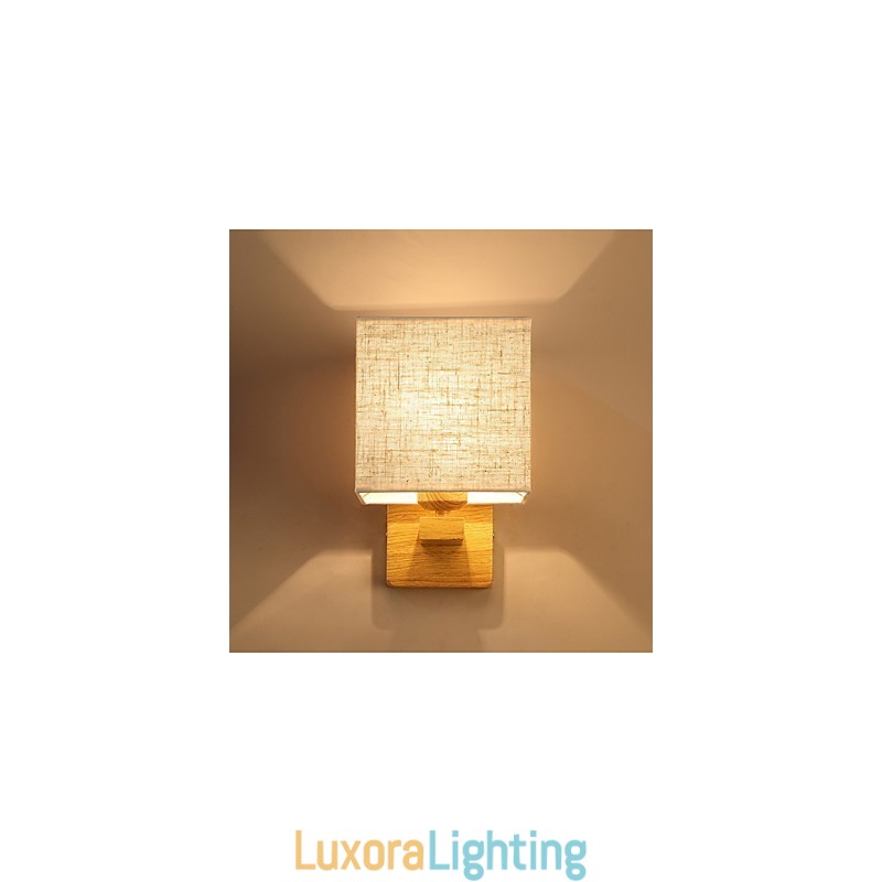 Designer Touch Decorative Minimalist Solid Wood Table Lamp Bedside Desk Lamp