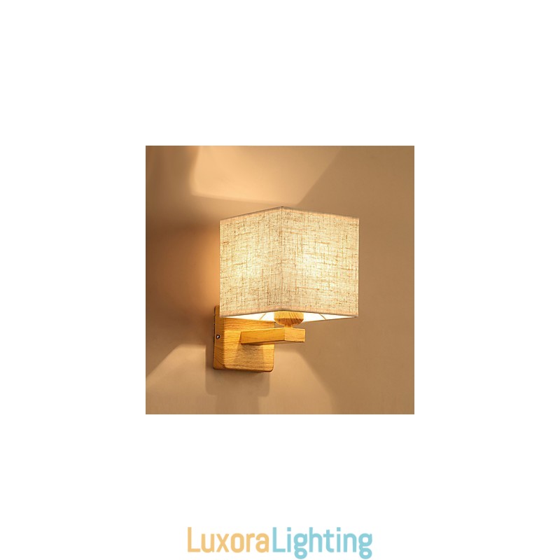 Designer Touch Decorative Minimalist Solid Wood Table Lamp Bedside Desk Lamp