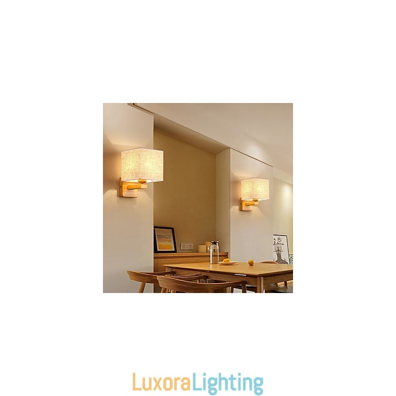 Designer Touch Decorative Minimalist Solid Wood Table Lamp Bedside Desk Lamp