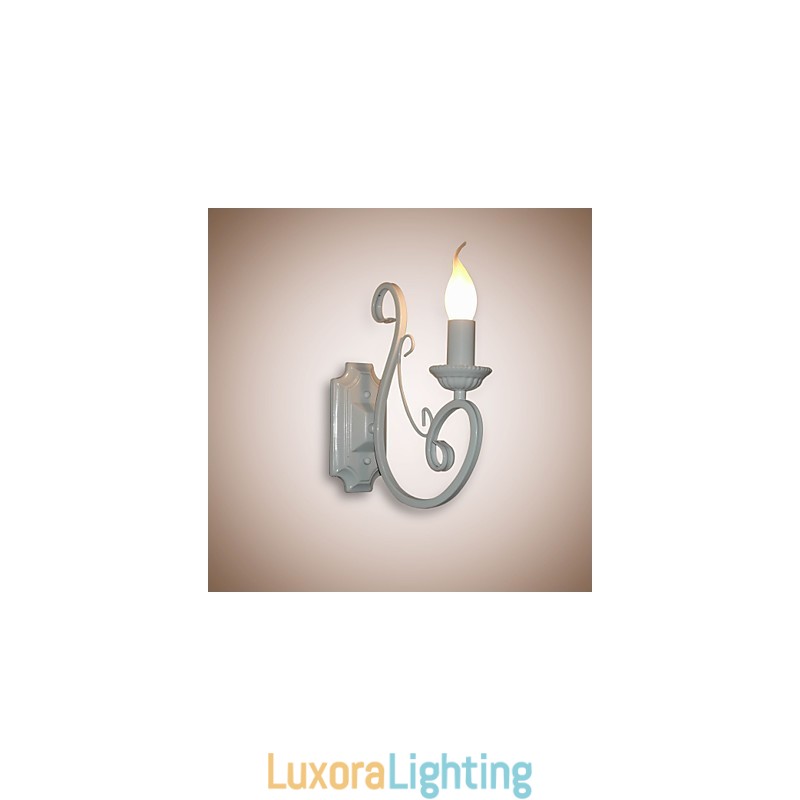 Designer Touch Decorative Candle Lamp Bedside Lamp Wall Lamp Iron Corridor Creative Pastoral Mirror Lamp