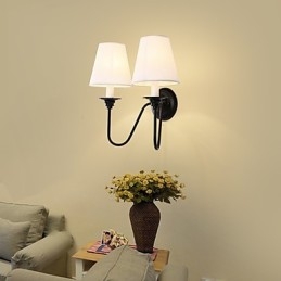 Designer Touch Decorative Rustic Lodge Black Oxide Finish Feature for Eye Protection Ambient Light Wall Sconces Wall Light