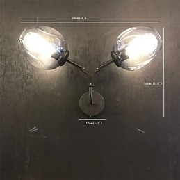 Designer Touch Decorative Rustic Lodge Vintage Country Retro Painting Feature for Mini Style Ambient Light Wall Sconces Wall Light