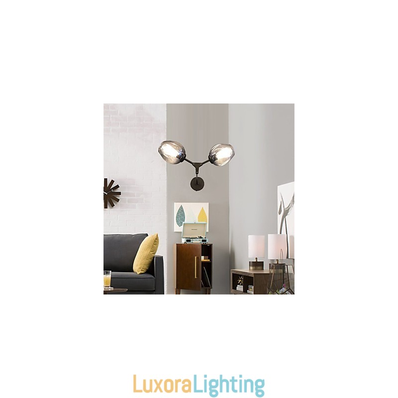 Designer Touch Decorative Rustic Lodge Vintage Country Retro Painting Feature for Mini Style Ambient Light Wall Sconces Wall Light