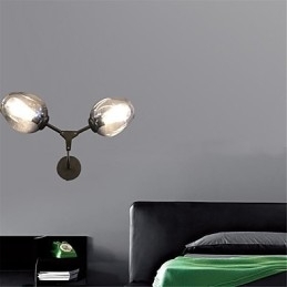 Designer Touch Decorative Rustic Lodge Vintage Country Retro Painting Feature for Mini Style Ambient Light Wall Sconces Wall Light