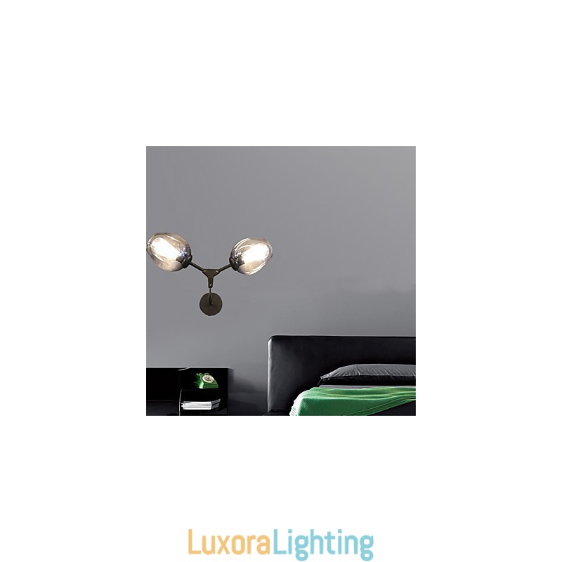 Designer Touch Decorative Rustic Lodge Vintage Country Retro Painting Feature for Mini Style Ambient Light Wall Sconces Wall Light