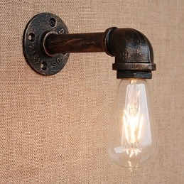 Designer Touch Decorative Country Retro Painting Feature for Mini Style Swing Arm Ambient Light Wall Sconces