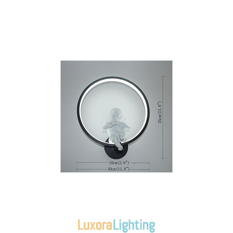 Designer Touch Decorative Wall Lamp Modern Creative Personality Lamp Angel Decoration Lamp Aluminum Integrated Corridor Wall Lamp